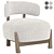 Elegance Redefined: Dalya Armchair 3D model small image 1