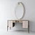 Elegant Ribbed Dressing Table 3D model small image 4