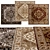 Square Rugs Collection | Various Sizes 3D model small image 1