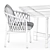 Ginestra Outdoor Set: Stylish Chairs & Table 3D model small image 5