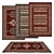 Title: Exquisite Collection of 6 Modern Rugs 3D model small image 1
