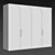 Arch White Wardrobe 3D model small image 5