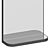 Sleek Fino Wall Mirror 3D model small image 2