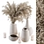 Elegant Vase and Plant Set 3D model small image 1