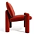 Cozy Tottori Armchair 3D model small image 3