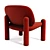 Cozy Tottori Armchair 3D model small image 4