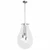 Maxim Gourd Satin Nickel Pendant 3D model small image 2