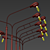 Urban Luminaire Poles 3D model small image 4