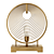 Sleek Circle Table Lamp: Rowan 3D model small image 1