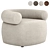 Cozy Sarah Ellison Huggy Armchair 3D model small image 1