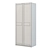 PAX GRIMO Wardrobe Combo - White, 100x60x236 3D model small image 2