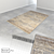 Elegant Silk Patina Floral Rug 3D model small image 2