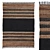 Zoran Leather and Jute Rug 3D model small image 1