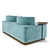 Elegant Rosette Plump Sofa 3D model small image 4