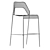 Sleek Hot Mesh Barstool 3D model small image 4