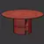 Elegant ERCOLE Round Dining Table 3D model small image 2