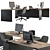 Modern Employee Set - Office Essentials 3D model small image 2