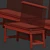 ErgoBack Bench 3D model small image 5