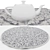 Round Rug Set - 6 Variations 3D model small image 4