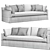 RH Belgian Track Sofa: Sleek and Stylish 3D model small image 4