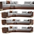 Product Title: Luxury Longhi Bravery Sofa 3D model small image 1