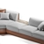 Product Title: Luxury Longhi Bravery Sofa 3D model small image 2