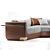 Product Title: Luxury Longhi Bravery Sofa 3D model small image 3