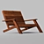 Etsy Adirondack Chair: Stylish, Compact, and Durable 3D model small image 2