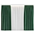 Versatile Curtain Set with Tulle 3D model small image 2