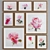 Modern Rose Watercolor Picture Frame Set 3D model small image 4