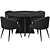 Elegant Wellington Dining Table 3D model small image 2