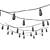 Luminous Festive Street Garland 3D model small image 3