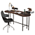 Modern Office Furniture Set 3D model small image 7