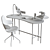 Modern Office Furniture Set 3D model small image 10