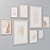 Assorted Set of Wall Paintings 3D model small image 3