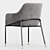 Elegant Dining Group: Rosanna Table & Sandra Chair 3D model small image 4