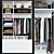 OPPHUS Wardrobe: Stylish Organization Solution 3D model small image 1