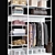 OPPHUS Wardrobe: Stylish Organization Solution 3D model small image 2