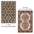 Versatile Set of 6 Designer Rugs 3D model small image 4