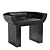Sleek Rick Owens Curial Chair 3D model small image 1
