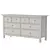 Modern White Hallway Sideboard Drawer - IKEA HEMNES 3D model small image 2