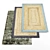 Modern Rugs Set - 6 Pieces 3D model small image 1