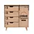 Woburn Du Monde 4-Drawer Wardrobe 3D model small image 1