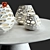 Elegant Cake Stand and Candle Holders Set 3D model small image 3