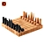 Sleek James Perse Chess Set 3D model small image 2