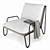 Coastal Comfort Outdoor Chair 3D model small image 6