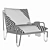 Coastal Comfort Outdoor Chair 3D model small image 2