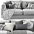 Modern Comfort: Sits Colorado Corner Sofa 3D model small image 3