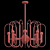 Elegant Brass Chandelier: Gaetano Sciolari 3D model small image 2