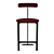 Park Place Counter Stool: Comfort and Style 3D model small image 2